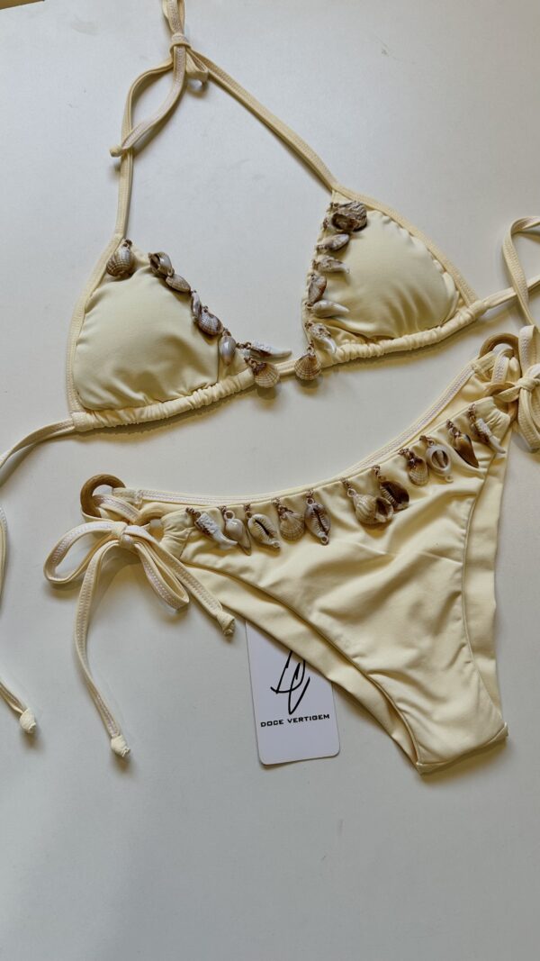 Biquíni Conchas Americano Manteiga - Imagem 4