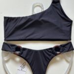 Conjunto Ombro Só Argolas Mad Preto