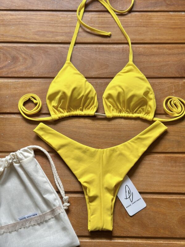 Conjunto Cortininha AD Sabrina Amarelo - Imagem 2
