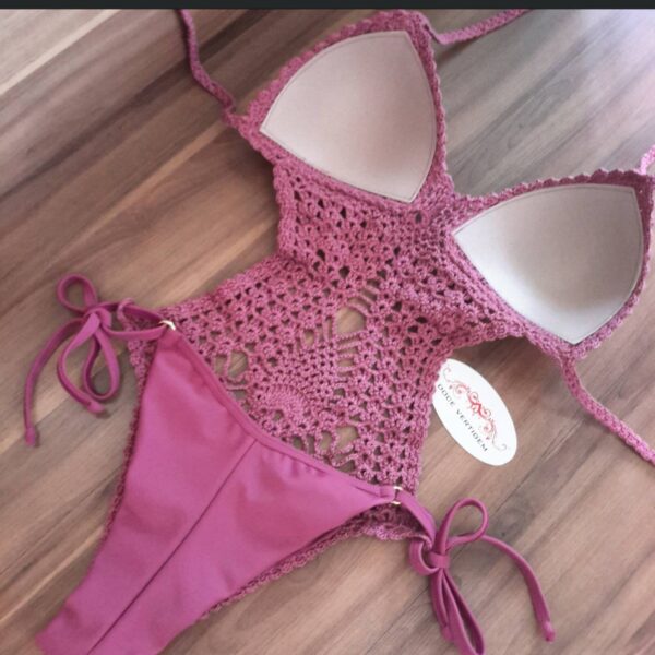 Maiô Crochê Lilás - Imagem 2