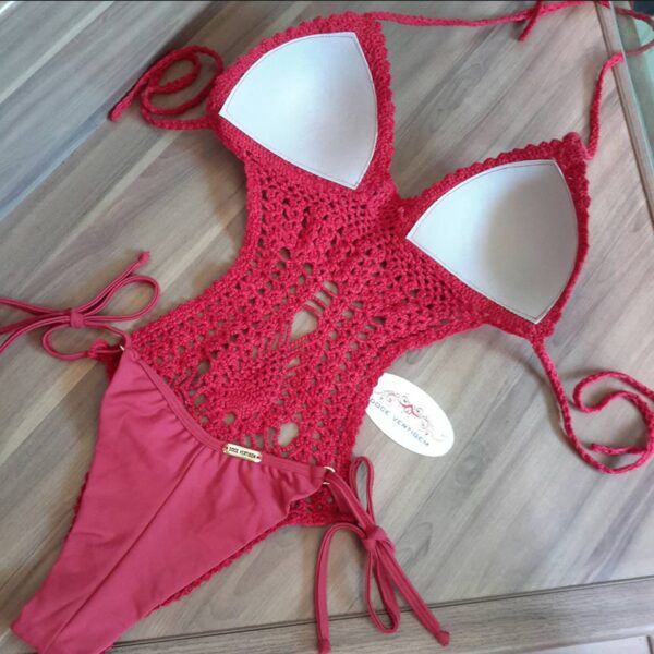 Maiô Croche Vermelho - Imagem 2