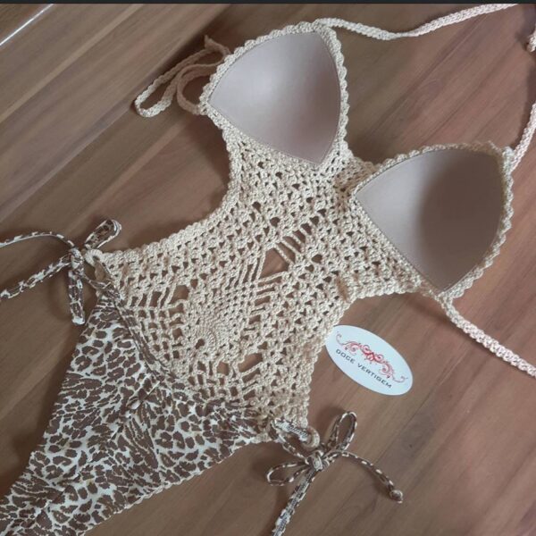 Maiô Crochê Champagne - Imagem 2