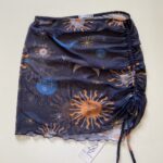 Saia Drapeado Lateral Tule Odara