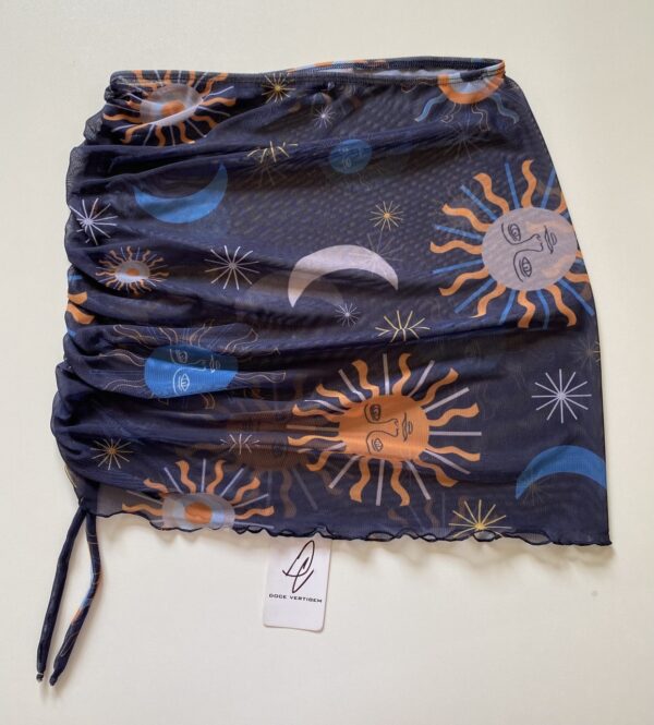 Saia Drapeado Lateral Tule Odara - Imagem 2