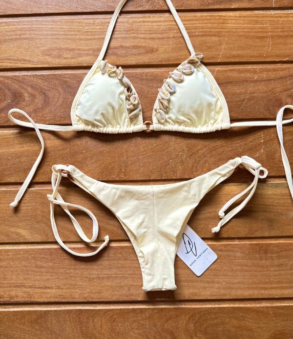 Biquíni Conchas Americano Manteiga Semifio - Imagem 2