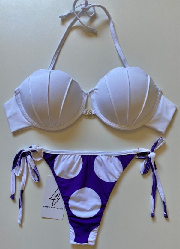 Combo Biquíni Concha Bolas Manu SF + Saia - Imagem 2